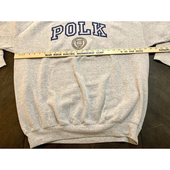 Vintage 2002 Polk University Sweatshirt Alma Mater Gildan Activewear Size XL - Picture 8 of 11